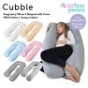 Cubble Pregnancy Pillow U Shaped With Removable Cover 100% Cotton /Jersey Cotton - Multi-functional Maternity And Nursing Full Body Pillow -Baby Product cubble pregnancy pillow main laz 1