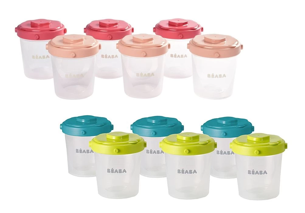 Beaba Set Of 6 Clip Portions 2nd Age (200ml) 3 Beaba Set Of 6 Clip Portions 2nd Age (200ml)