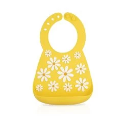 Nuby 3D Silicone Bibs (10 Designs) -Baby Product daisy