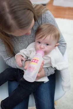 Dr Brown's Options+ 2 In 1 Transition Kit Feeding Bottle -Baby Product dr brown transition bottle pink hearts01