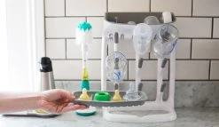 Oxo Tot Space Saving Drying Rack - Gray -Baby Product drying rack 18