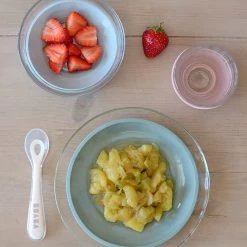 Beaba Duralex Glass Meal Set (2 Colors) -Baby Product duralex glass meal set eucalyptus 2