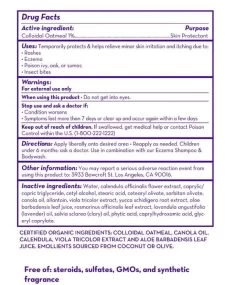 California Baby Eczema Cream (4.5oz / 2oz) Expiry : Nov 2023 -Baby Product eczema ingredients cream