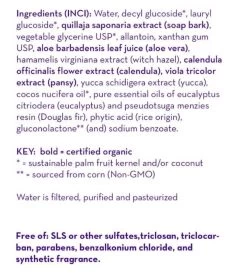 California Baby Eucalyptus Ease Moisturising Handwash (19oz / 6.5oz) -Baby Product ee handwash