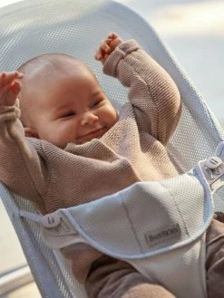 Babybjorn Bouncer Balance Soft [Mesh] - 5 Colors -Baby Product en gb babybjorn bouncer balance soft silver white mesh 01