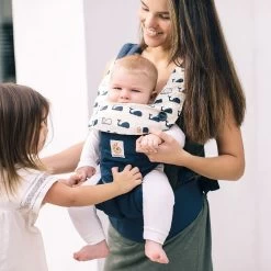 Ergobaby Baby Carrier Drool Bib (4 Designs) -Baby Product ergobaby drool bib marine 1