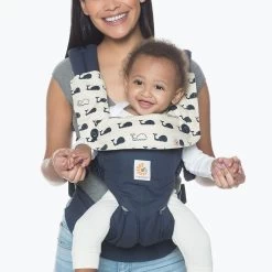 Ergobaby Baby Carrier Drool Bib (4 Designs) -Baby Product ergobaby drool bib marine 2