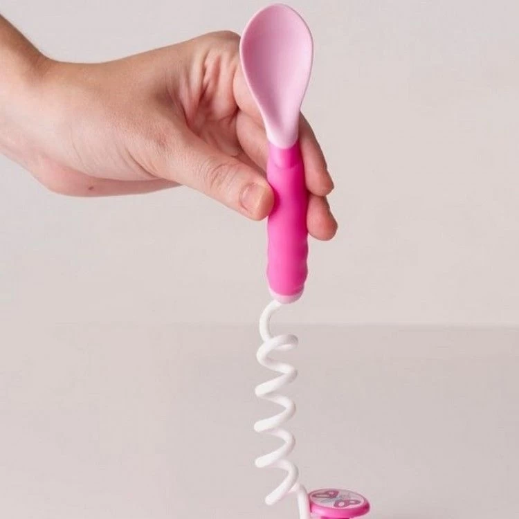 EZEE REACH Stay-Put Cutlery + Bowl - Pink Fairy 5 EZEE REACH Stay-Put Cutlery + Bowl - Pink Fairy - Image 3