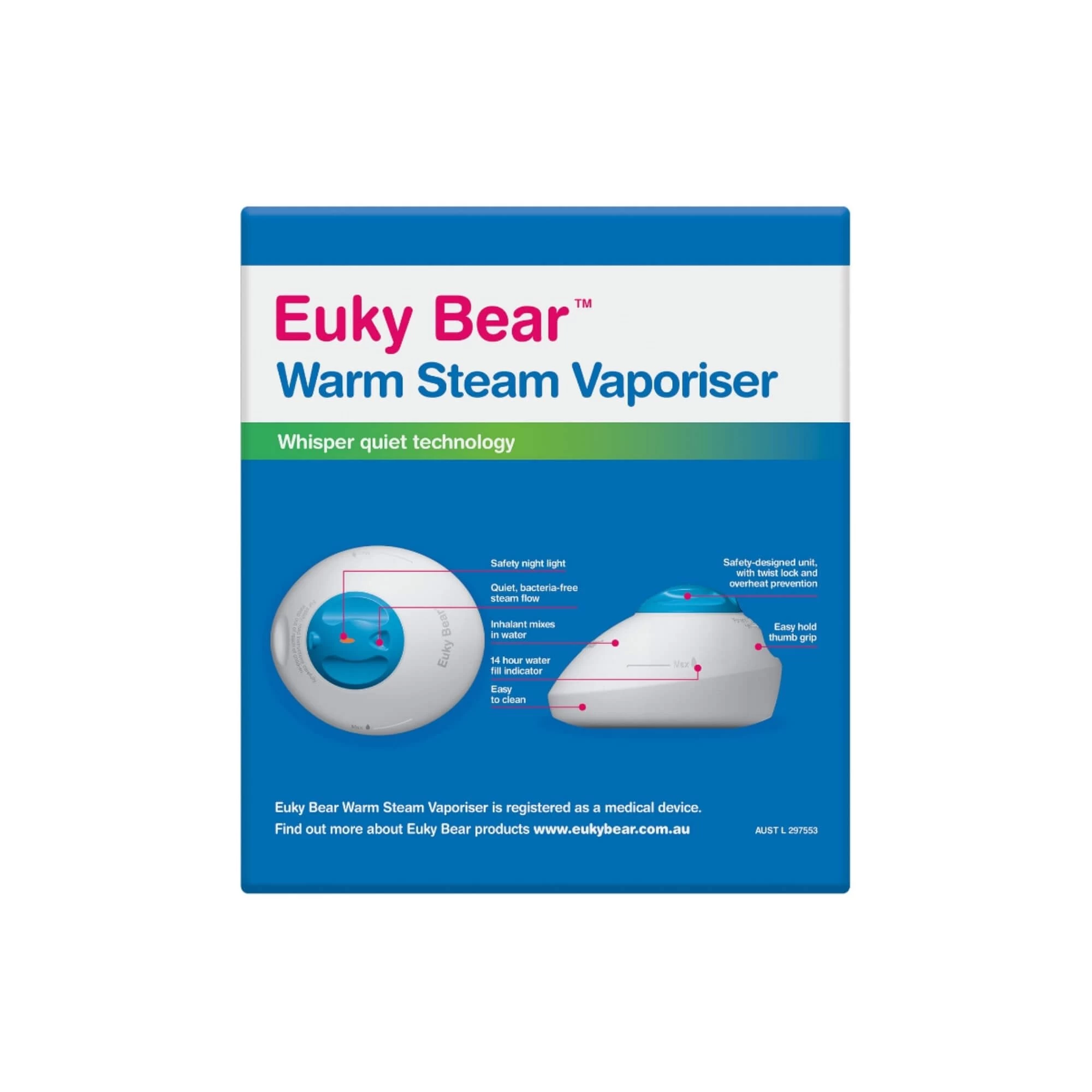 Euky Bear Steam Vaporiser 4 Euky Bear Steam Vaporiser - Image 2