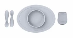 EZPZ First Foods Set (For 4M+) -Baby Product ezpz first foods set pewter 2