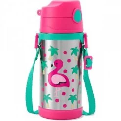Skip Hop Zoo Insulated Stainless Steel Bottle (9 Designs) -Baby Product flamingo 1