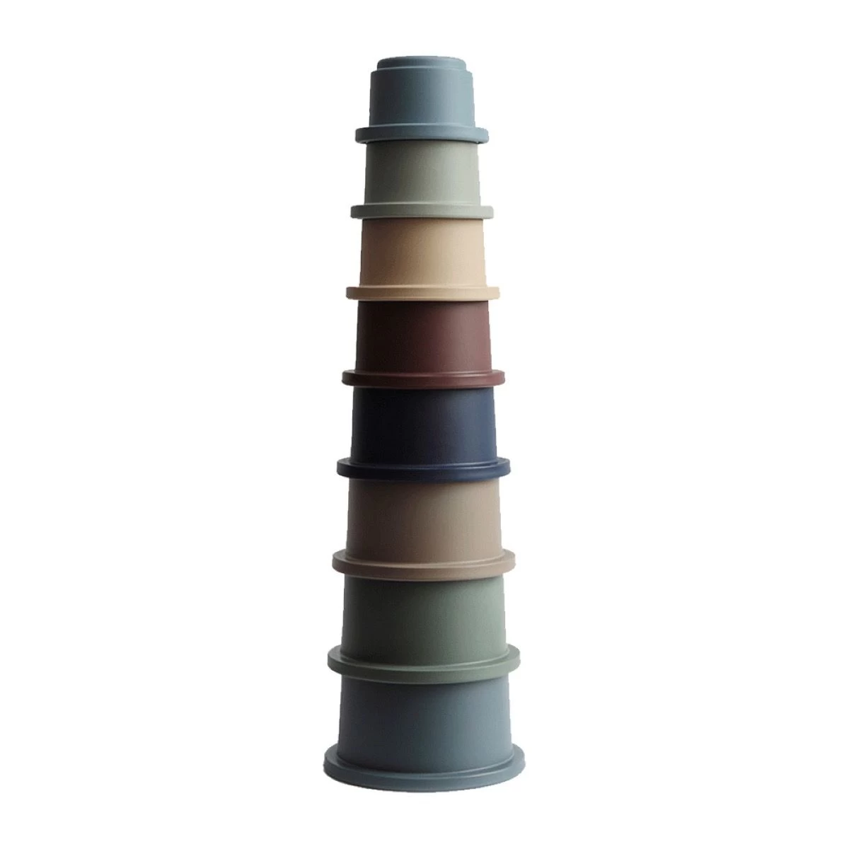Mushie Stacking Cups Toy ( 3 Colours ) 3 Mushie Stacking Cups Toy ( 3 Colours )