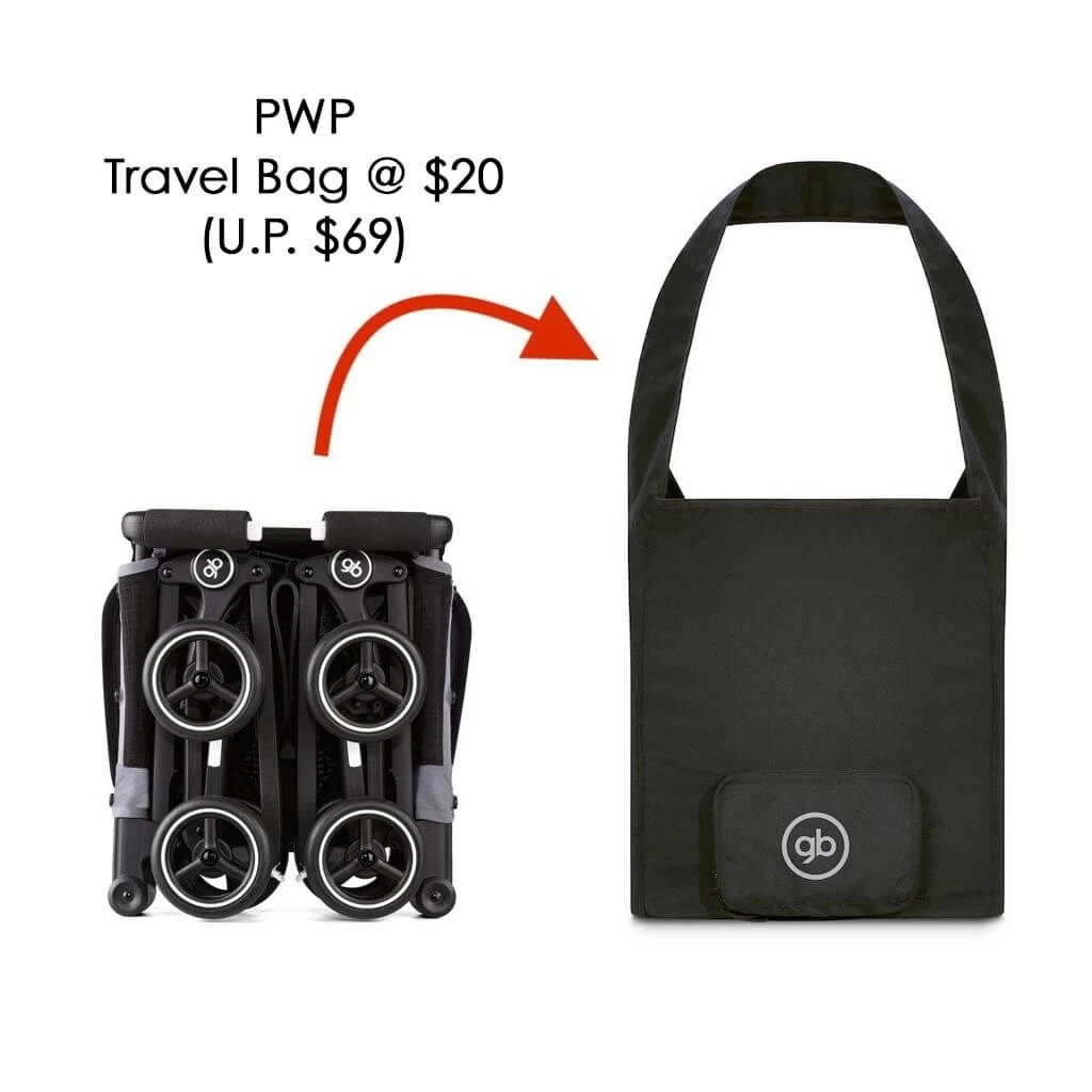 GB Pockit+ All City Stroller (Velvet Black) 4 GB Pockit+ All City Stroller (Velvet Black) - Image 2