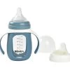 Beaba Glass Bottle With Silicone Protective Sleeve (210ML)