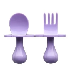 Grabease Utensil Set ( 8 Colours ) -Baby Product grabease fork and spoon set lavender 26 2048x