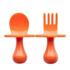 Grabease Utensil Set ( 8 Colours ) -Baby Product grabease fork and spoon set orange 33 2000x