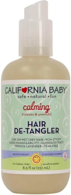California Baby Hair Detangler Spray 8.5oz Expiry Date : Oct 2023 -Baby Product hair detangler spray 8.5oz