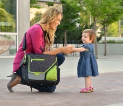 JJ COLE Metra Diaper Bag -Baby Product jj cole metra mignight clover