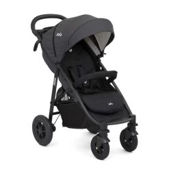 Joie Litetrax 4 S Stroller With Rain Cover And Parent Tray - Coal