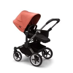 Bugaboo Donkey 5 (Mono/Duo/Twin) -Baby Product large jpg 100003006 donkey5 mono gra seat black canopy sunrise red min 1