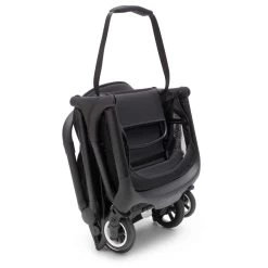 Bugaboo Butterfly - The One Second Fold City Stroller -Baby Product large jpg 100025011 butterfly black black compact sidestand carry strap sideshot