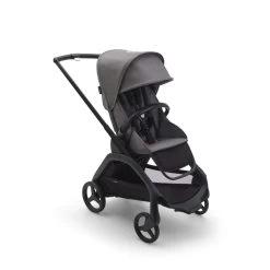 Bugaboo Dragonfly Complete Stroller - The Future City Stroller -Baby Product large jpg 100048017 dragonfly black seat gm grey melange sideshot 1