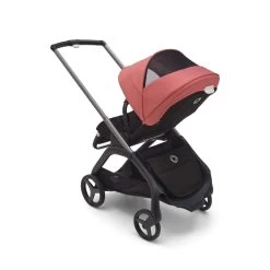 Bugaboo Dragonfly Complete Stroller - The Future City Stroller -Baby Product large jpg 100048026 dragonfly gra seat black sunrise red top shot 1