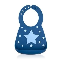 Nuby 3D Silicone Bibs (10 Designs) -Baby Product large star