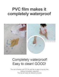 LIKU Twin Mat - Double-Sided Reversible Playmat 1400x2100x13mm -Baby Product liku mat long description 5