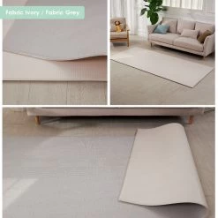 LIKU Twin Mat - Double-Sided Reversible Playmat 1400x2100x13mm -Baby Product liku twin mat fabric 4