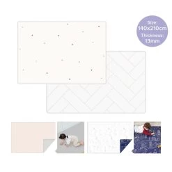 LIKU Twin Mat - Double-Sided Reversible Playmat 1400x2100x13mm