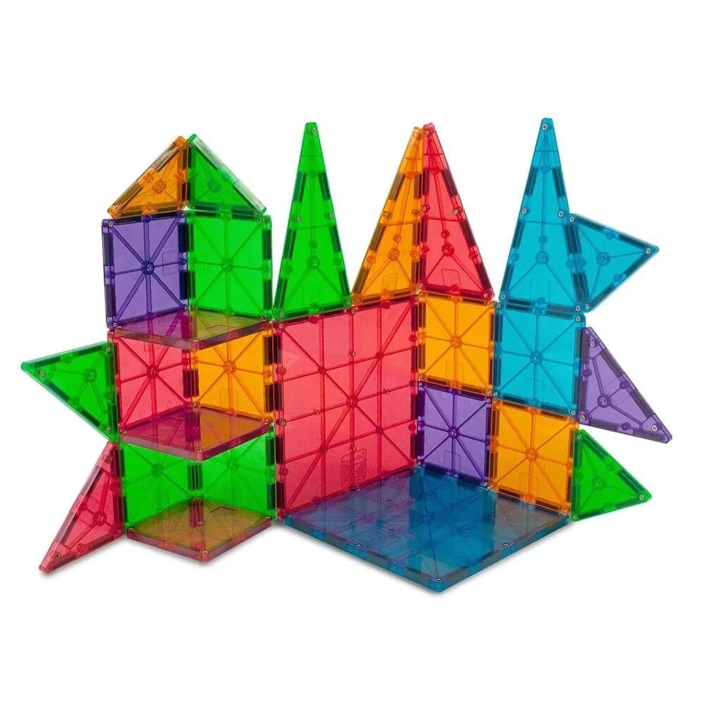 Magna-Tiles Clear Color 100 Piece Set 4 Magna-Tiles Clear Color 100 Piece Set - Image 2