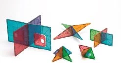 Magna-Tiles Clear Color 48 Piece Deluxe Set -Baby Product magna tiles clear colors 48 piece deluxe set 1 3