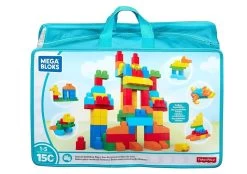 Fisher Price Mega Bloks Deluxe Builders 150pc Bag -Baby Product mega bloks deluxe builders 150pc bag 1