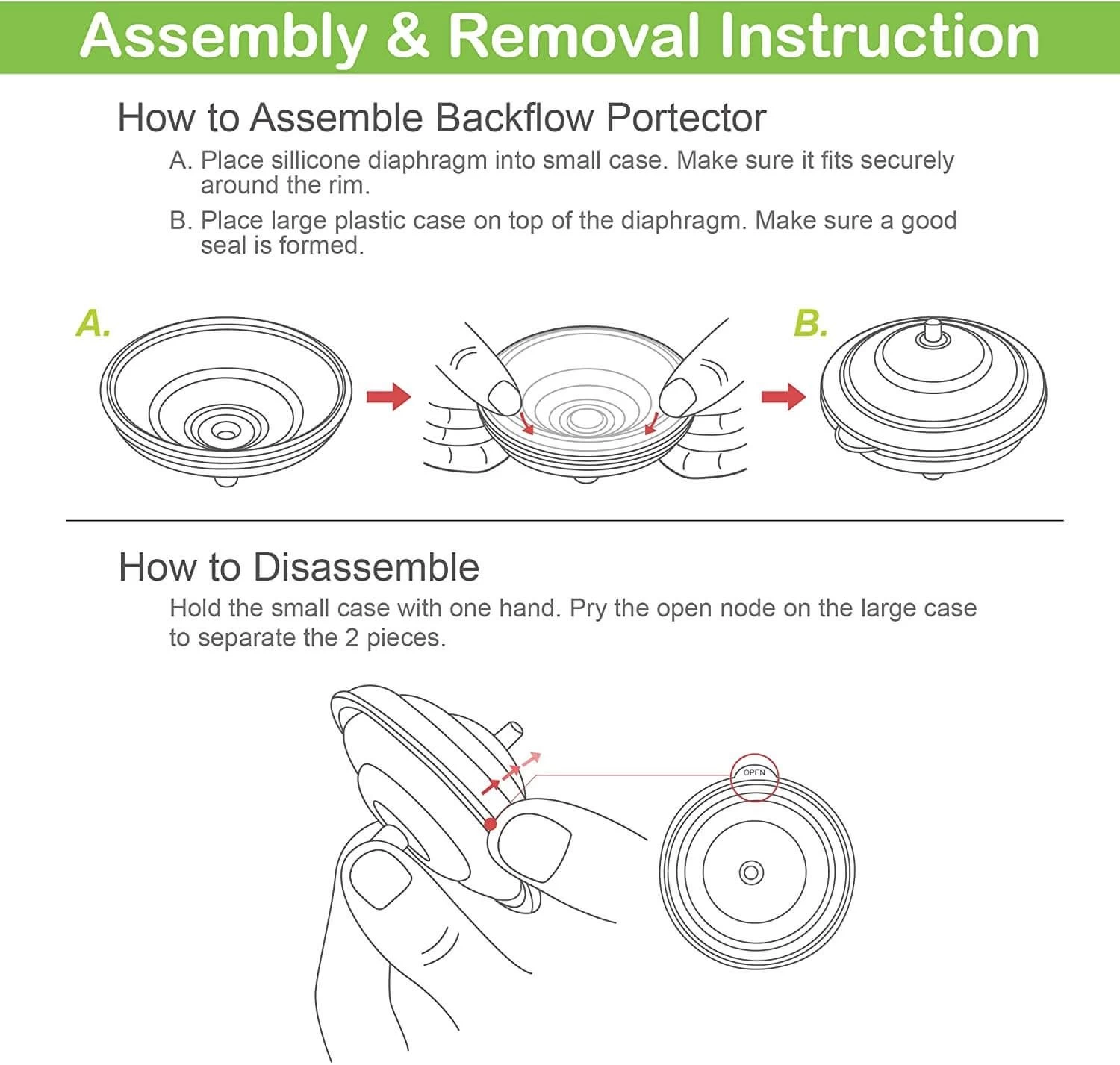 Maymom Silicone Membrane Backflow Protector And Spectra New Version Backflow Protector (2 Pcs) 4 Maymom Silicone Membrane Backflow Protector And Spectra New Version Backflow Protector (2 Pcs) - Image 2