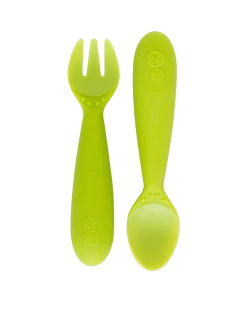EZPZ Mini Utensils (8 Colors) -Baby Product mini utensils lime clean 1