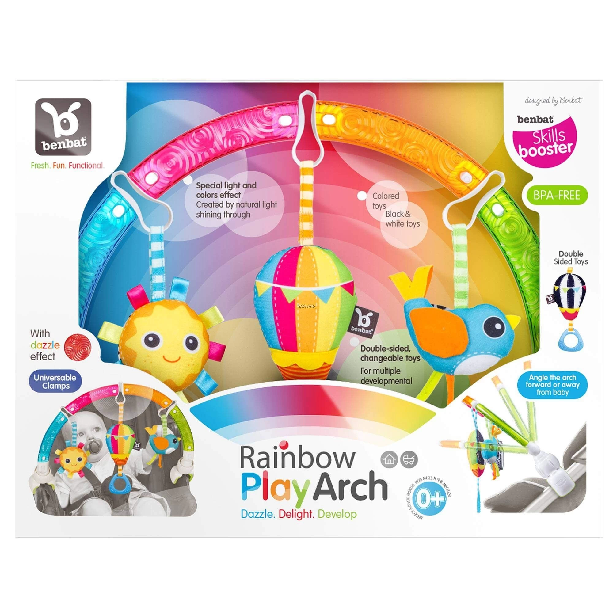 Benbat Multi-Skills Rainbow Play-Arc 4 Benbat Multi-Skills Rainbow Play-Arc - Image 2