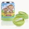 Nuby 430ml 3D Stainless Steel Food Jar With Vinyl Wrap