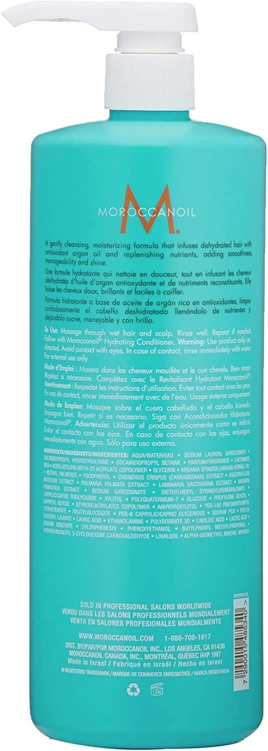 Moroccanoil Hydrating Shampoo 1L 4 Moroccanoil Hydrating Shampoo 1L - Image 2