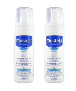 Mustela Foam Shampoo For Newborns 150ml (Twin Pack) [EXP April 2023]