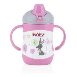 Nuby Stainless Steel Cups - 220ml Sprout -Baby Product nb10221 rabbit 1 364