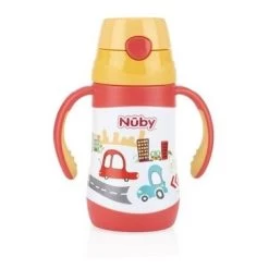 Nuby Stainless Steel Cups - 280ml Straw -Baby Product nb10227 ry 1 364