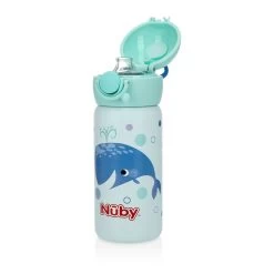 Nuby Stainless Steel Sport Bottle 300ML (3 Colors) 9 Nuby Stainless Steel Sport Bottle 300ML (3 Colors) -Baby Product nb10642 bl 1 8ff68c12 1312 49be b616 ec3f6452b5c9 1024x1024