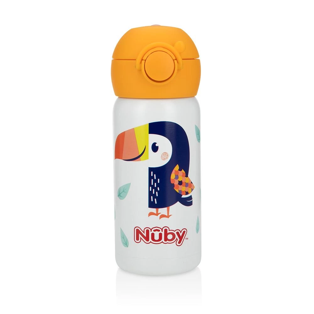 Nuby Stainless Steel Sport Bottle 300ML (3 Colors) 4 Nuby Stainless Steel Sport Bottle 300ML (3 Colors) - Image 2