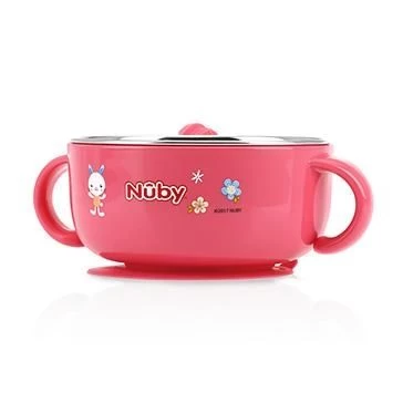 Nuby Stainless Steel Suction Bowl W/Water Reservoir & Lid 5 Nuby Stainless Steel Suction Bowl W/Water Reservoir & Lid - Image 3