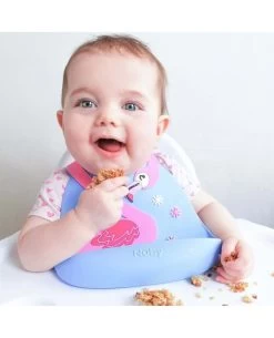 Nuby 3D Silicone Bibs (10 Designs) -Baby Product nuby 3d silicone bib p75 658 image