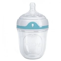 Nuby Comfort Series 1Pk 5oz/150ml Silicone Bottle With New Slow Flow Silicone Comfort Nipple (0M+) -Baby Product nuby silicone comfort bottle with slow flow 150ml 13718 1
