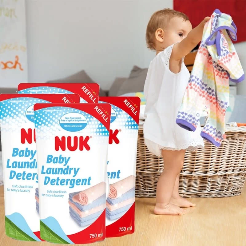 NUK Baby Laundry Detergent Refill (750ml) X 4 Packs 4 NUK Baby Laundry Detergent Refill (750ml) X 4 Packs - Image 2
