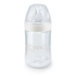 NUK Nature Sense 260ml Feeding Bottle(0-6m) - 3 Colors -Baby Product nuk nature sense 260ml bottle 0 6m white firstfewyears 2