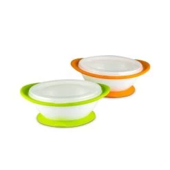 NUK No-Mess Weaning Bowl With Lid (2pcs) 7 NUK No-Mess Weaning Bowl With Lid (2pcs) -Baby Product nuk no mess weaning bowl with lid 2pcs